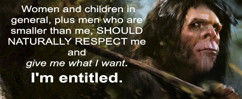 Entitled men are those who believe they deserve respect from others because they're men. Explore why society may form some men into entitled, abusive spouses at VerbalAbuseJournals. Entitled men have no excuse to be abusive, but this could be a reason why they choose to control women, children and even other men.