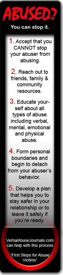 first steps for abuse victims