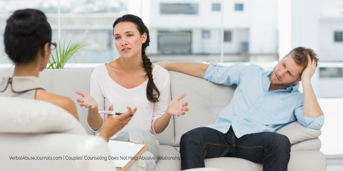 Couples’ Counseling Does Not Help Abusive Relationships