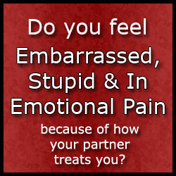 However now I am allowed to feel, where with her I was not allowed, for she saw it as a weakness. I was so beaten down to the point that I am on disability.
