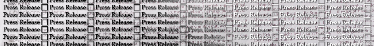 gradient from black to white over words that say "Press Release"