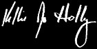 signature, Kellie Jo Holl