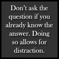 Distraction as a Method to Get Out of Trouble