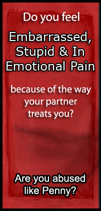 However now I am allowed to feel, where with her I was not allowed, for she saw it as a weakness. I was so beaten down to the point that I am on disability.