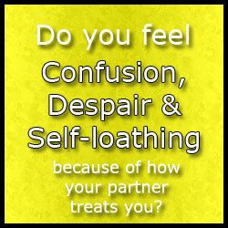 Would a friend treat me that way? Would I behave that way to another person? If the answer is no to either then I know that the difficulty is of his making.