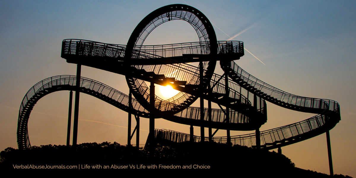 Life with an Abuser Vs Life with Freedom and Choice