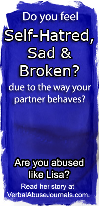 Lisa's story of abuse has gone on for 24 years. She thinks it's her fault but it's not. Abuse is never the victim's fault. Read her story now.