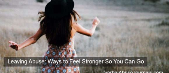 leaving abuse is like walking into unfamiliar, scary territory even though you know you'll end up safely at "home"