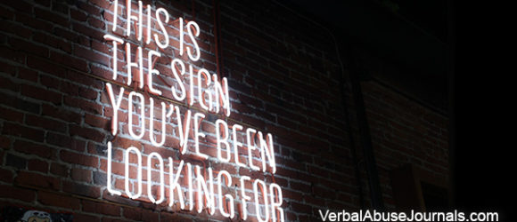 neon sign saying 'this is the sign you've been looking for.'