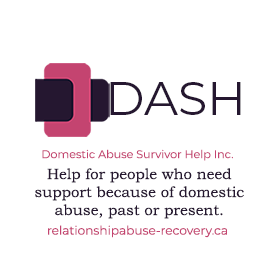 Promotes DASH - Domestic Abuse Survivor Help, Inc, relationshipabuse-recovery.ca